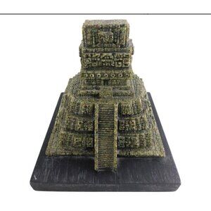 Zarebski Malachite Pyramid temple-inspired sculpture 6.5” Tall